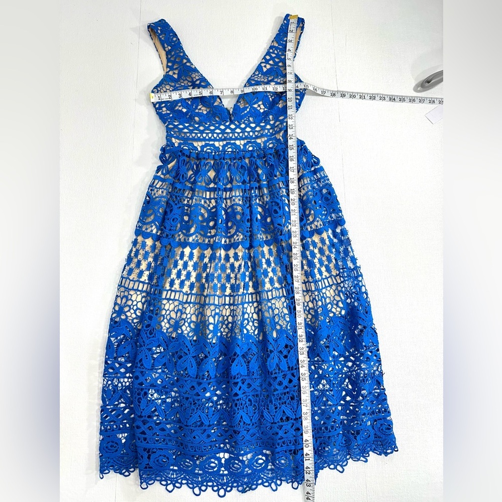 Lulus lace midi dress blue size XS - Picture 7 of 9